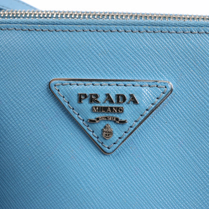 Prada Galleria Saffiano Lux Leather 2Way Handbag in Blue