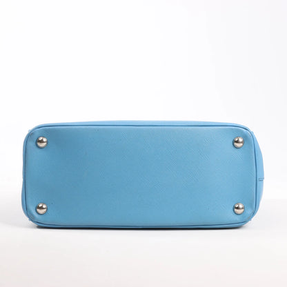 Prada Galleria Saffiano Lux Leather 2Way Handbag in Blue
