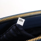 Prada Galleria Saffiano Lux Leather 2Way Handbag in Navy Blue 1BA274
