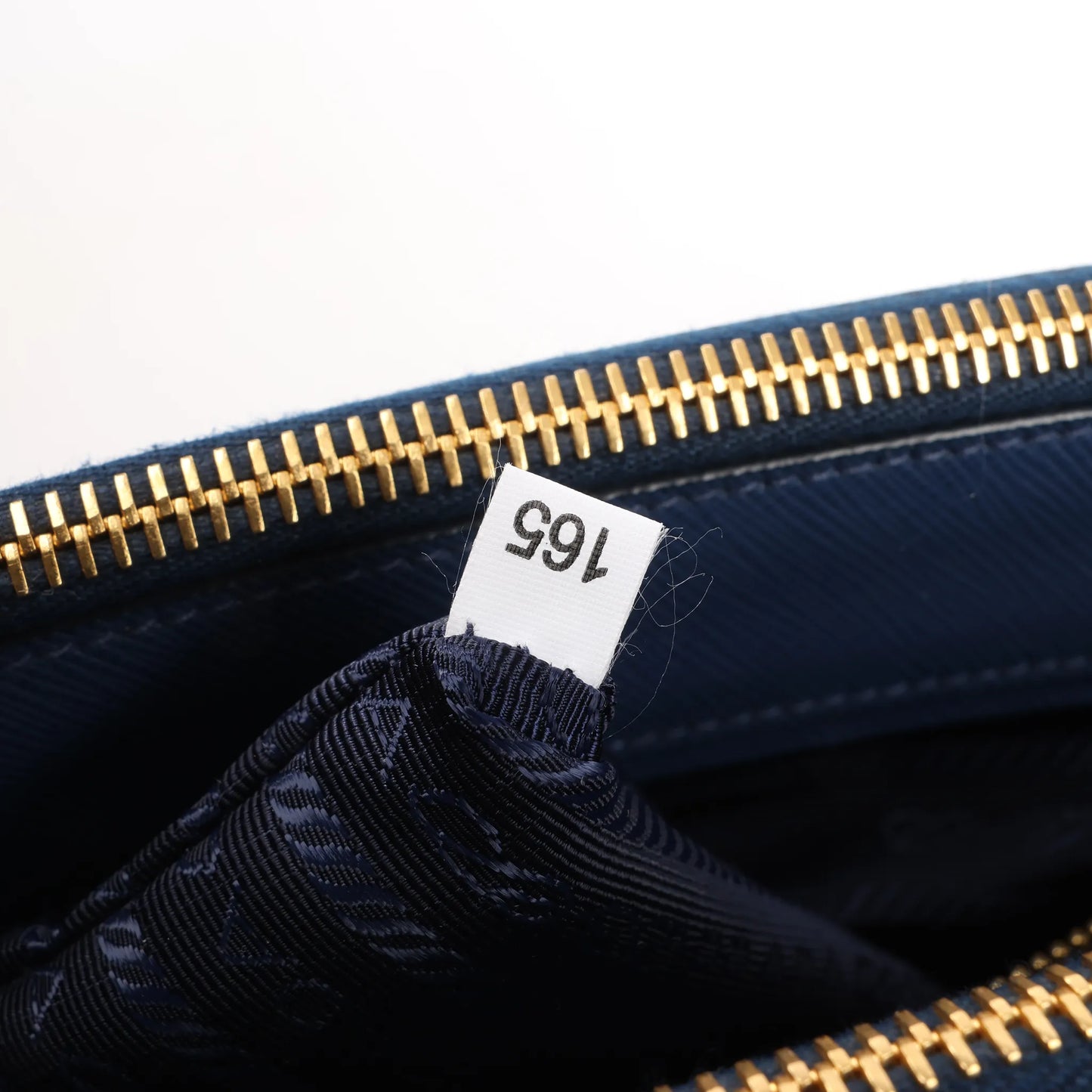 Sac à main Prada Galleria Saffiano Lux en cuir bleu marine, 2 en 1, référence 1BA274