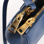 Prada Galleria Saffiano Lux Leather 2Way Handbag in Navy Blue 1BA274