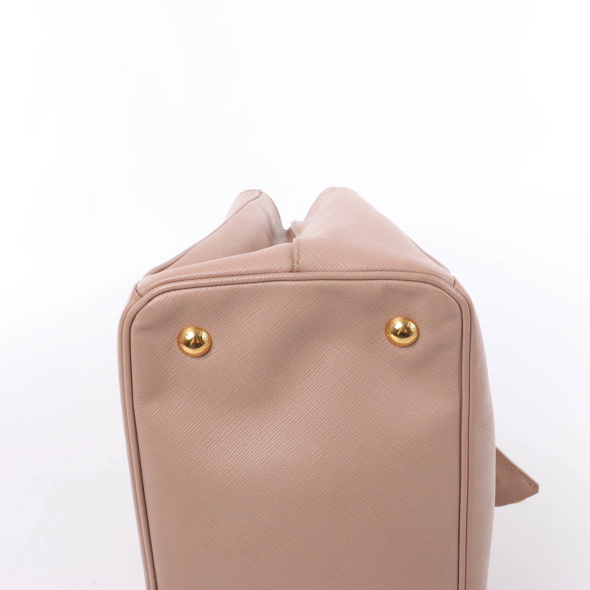 Prada Galleria Saffiano Leather 2Way Handbag in Beige