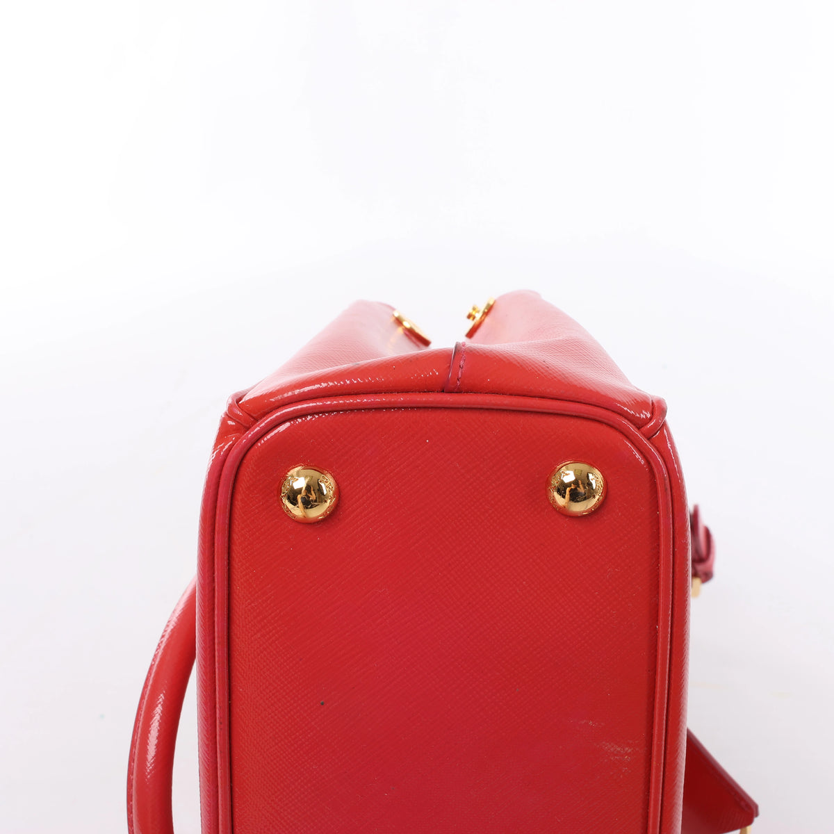 Prada Galleria Saffiano Lux Leather 2Way Handbag Red BN2316