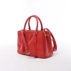 Prada Galleria Saffiano Lux Leather 2Way Handbag Red BN2316
