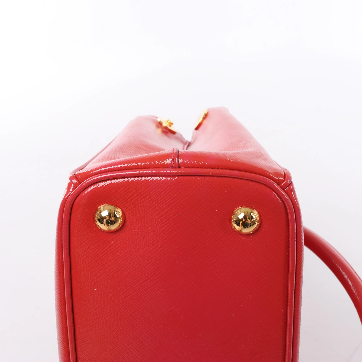 Prada Galleria Saffiano Lux Leather 2Way Handbag Red BN2316