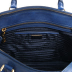 Prada Galleria Saffiano Lux Leather 2Way Handbag in Blue 324823