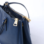 Prada Galleria Saffiano Lux Leather 2Way Handbag in Blue 324823