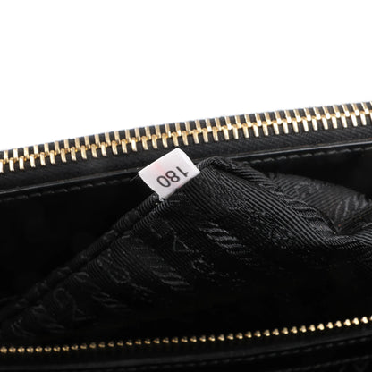Prada Galleria Saffiano Lux Smooth Leather 2Way Handbag in Black
