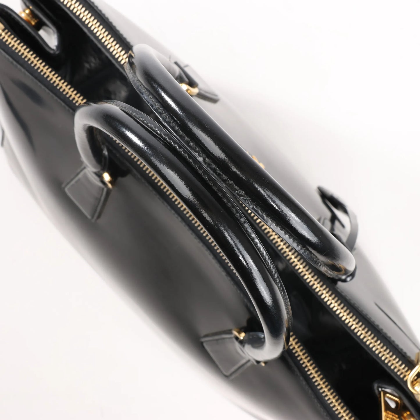 Prada Galleria Saffiano Lux Smooth Leather 2Way Handbag in Black