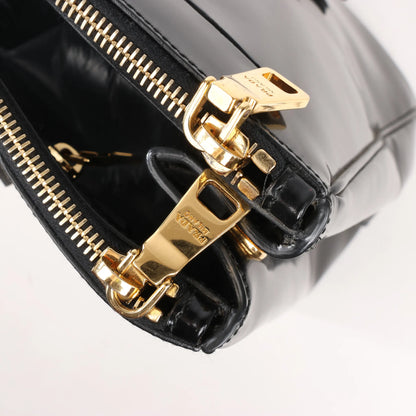 Prada Galleria Saffiano Lux Smooth Leather 2Way Handbag in Black