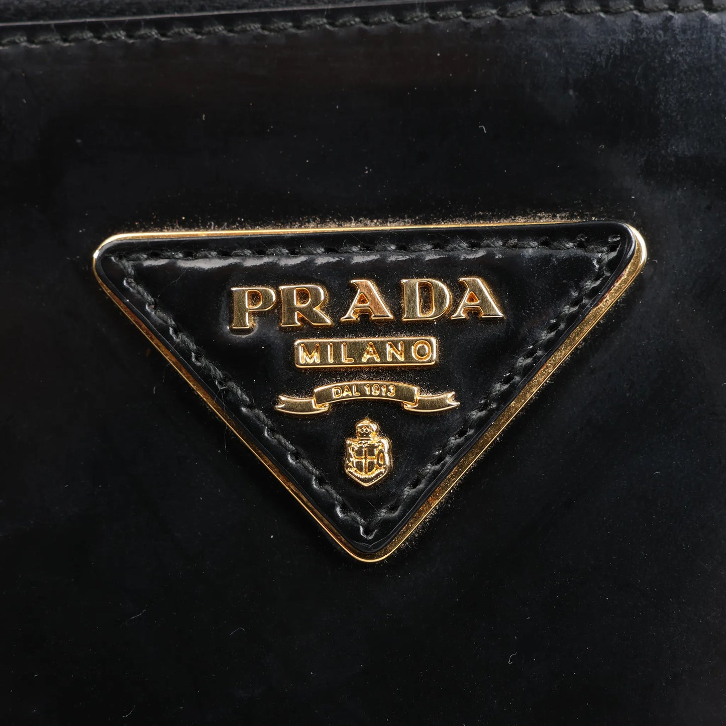 Prada Galleria Saffiano Lux Smooth Leather 2Way Handbag in Black