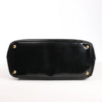 Prada Galleria Saffiano Lux Smooth Leather 2Way Handbag in Black