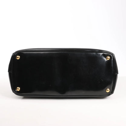 Prada Galleria Saffiano Lux Smooth Leather 2Way Handbag in Black