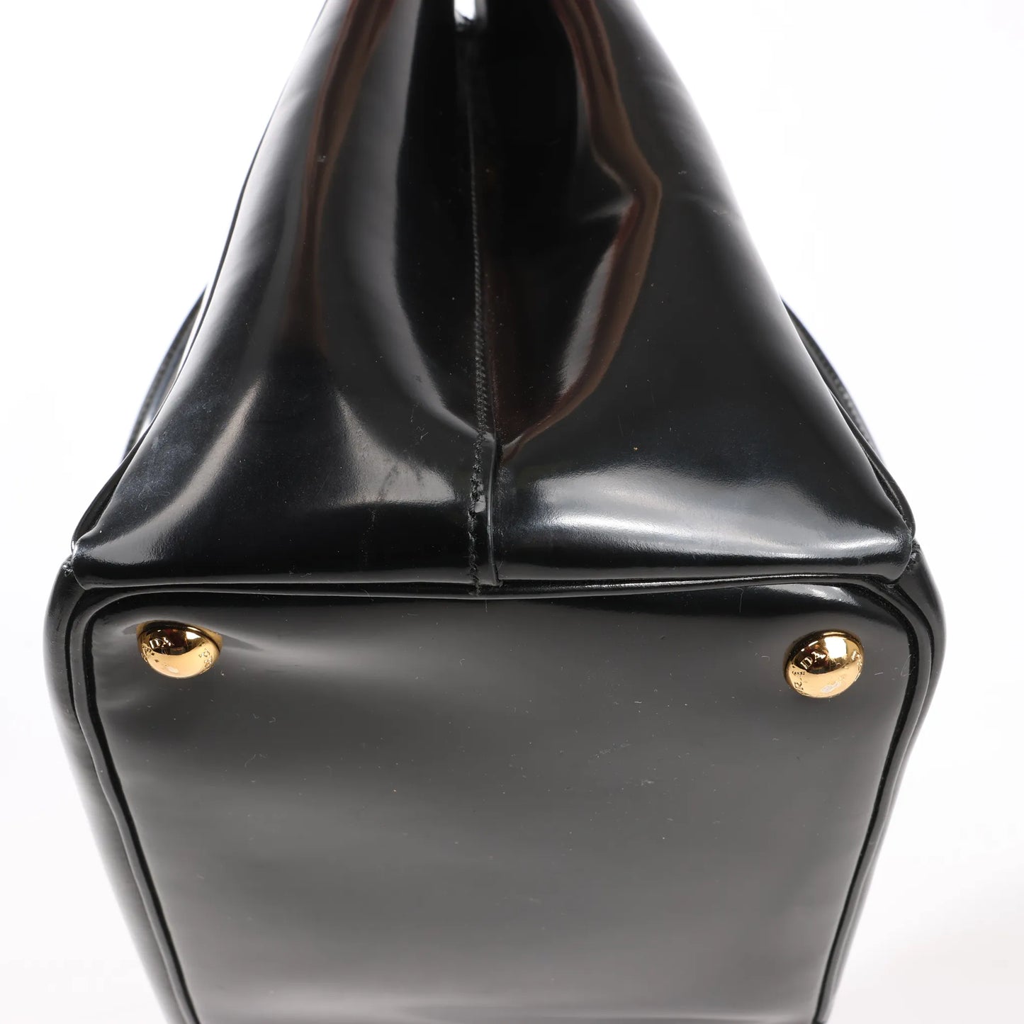 Prada Galleria Saffiano Lux Smooth Leather 2Way Handbag in Black