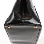 Prada Galleria Saffiano Lux Smooth Leather 2Way Handbag in Black