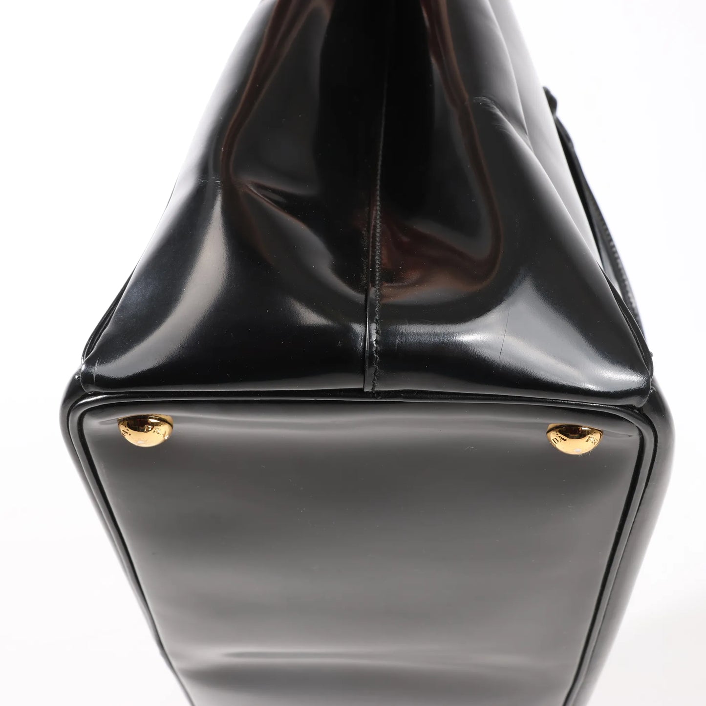 Prada Galleria Saffiano Lux Smooth Leather 2Way Handbag in Black