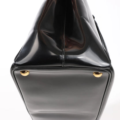 Prada Galleria Saffiano Lux Smooth Leather 2Way Handbag in Black