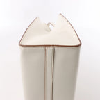 Prada Bibliothèque Leather 2Way Shoulder Bag in White