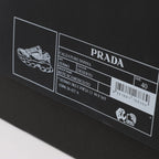 PRADA Mesh x Suede Sneakers in Beige, Size EU 40