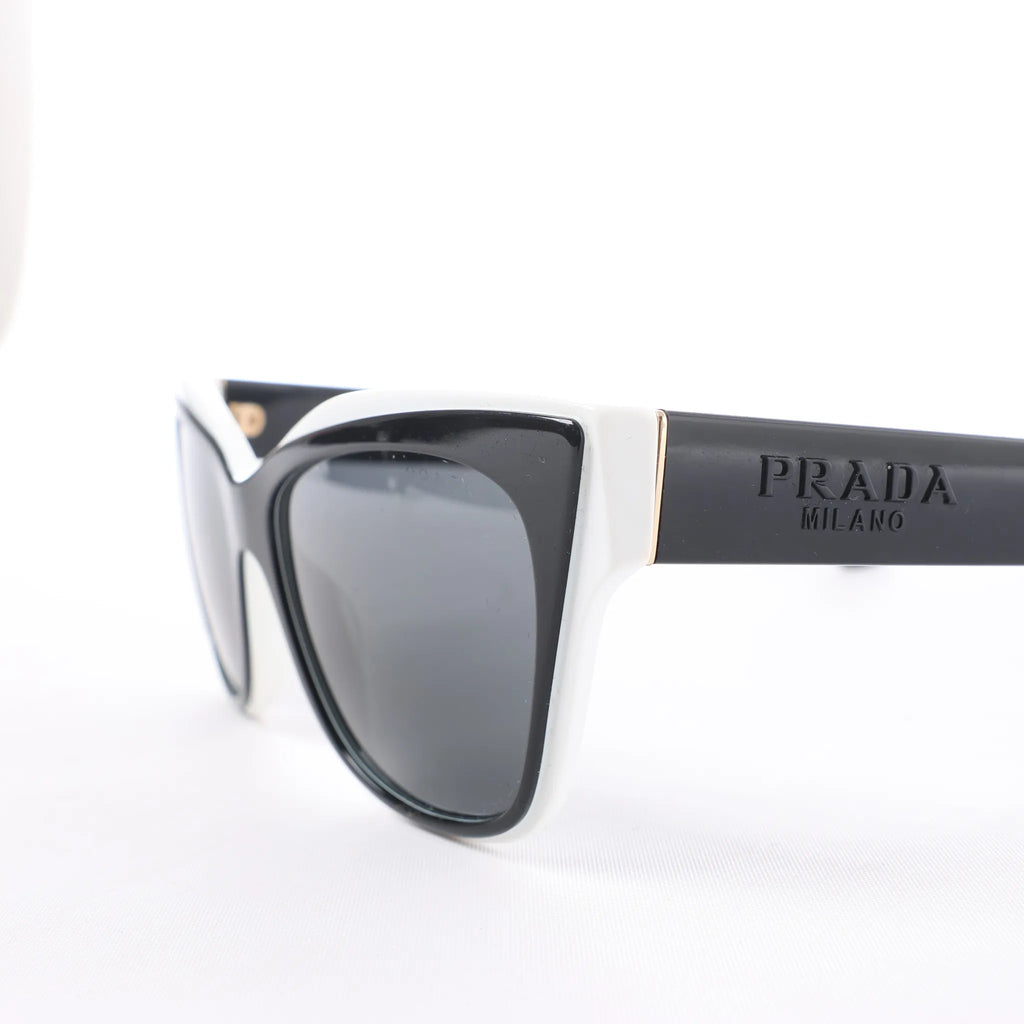 Prada SPR 23X Sunglasses in Black/White