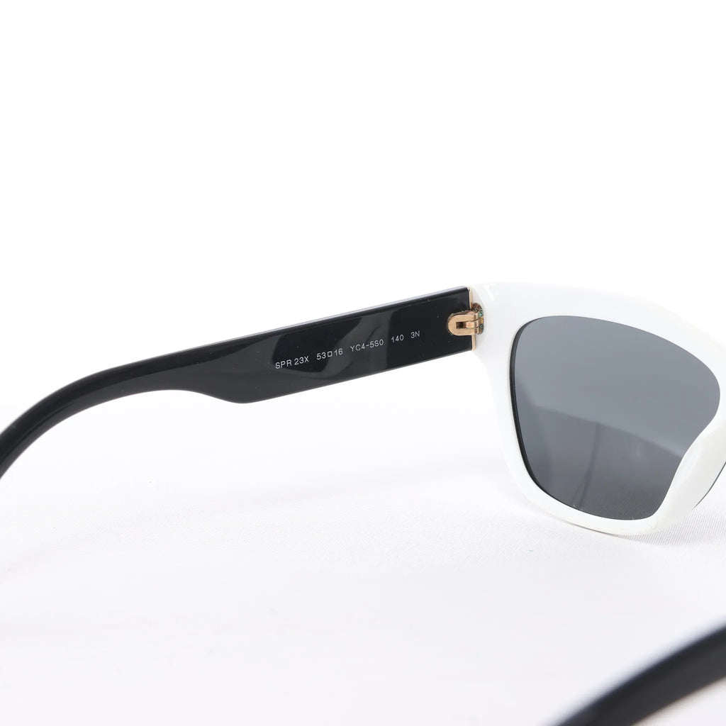 Prada SPR 23X Sunglasses in Black/White