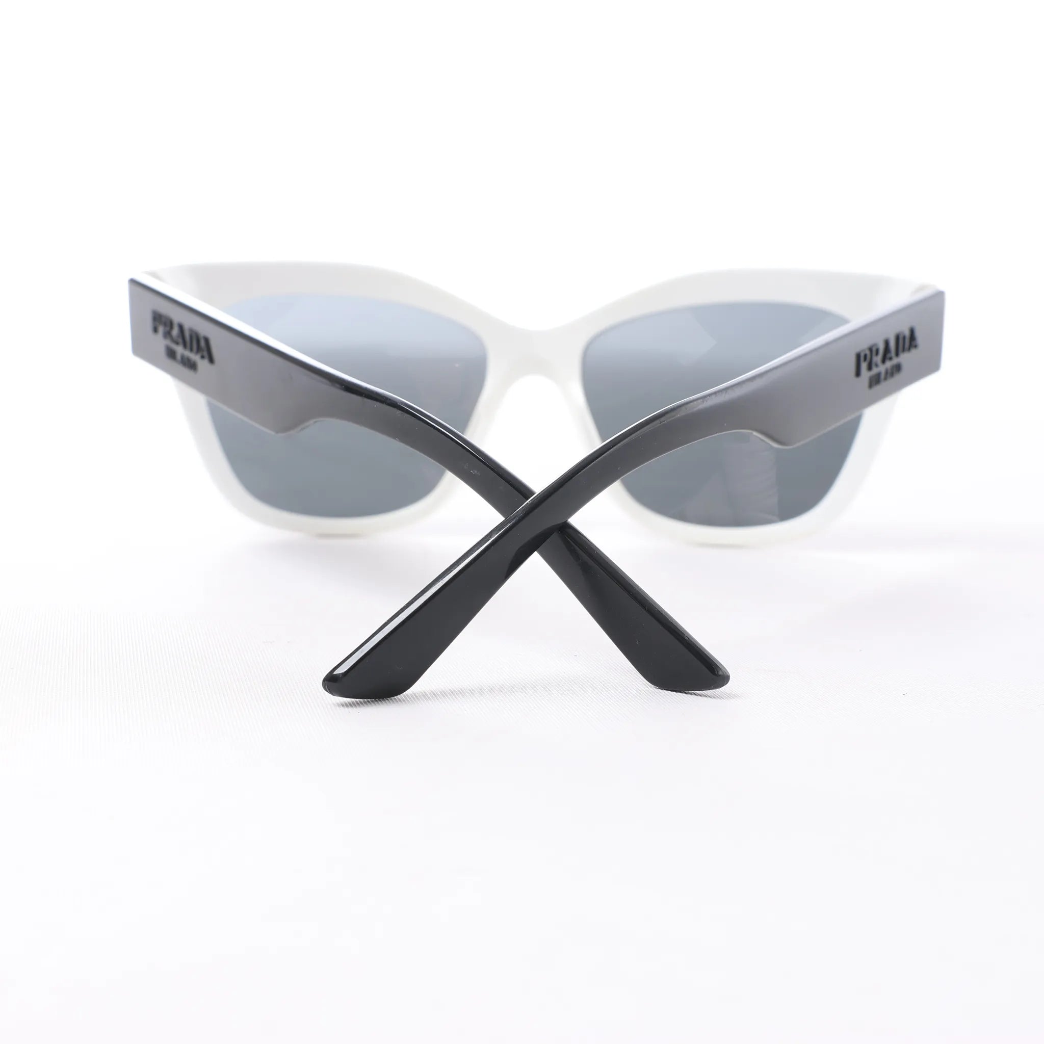 Prada SPR 23X Sunglasses in Black/White