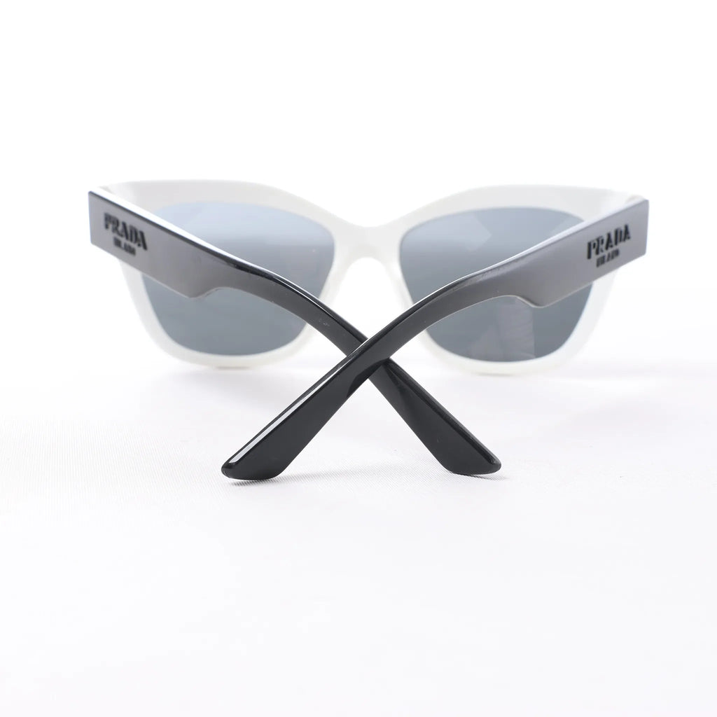 Prada SPR 23X Sunglasses in Black/White