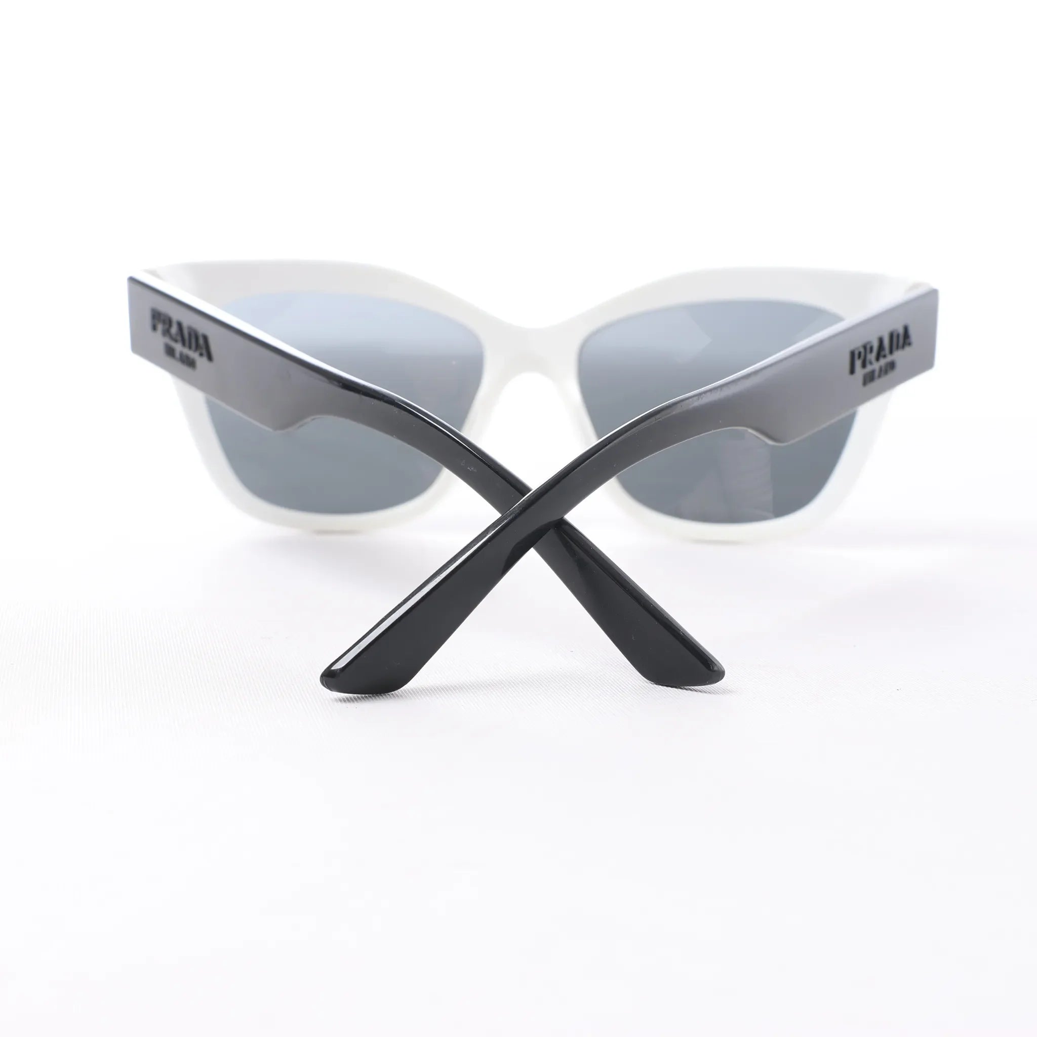 Prada SPR 23X Sunglasses in Black/White