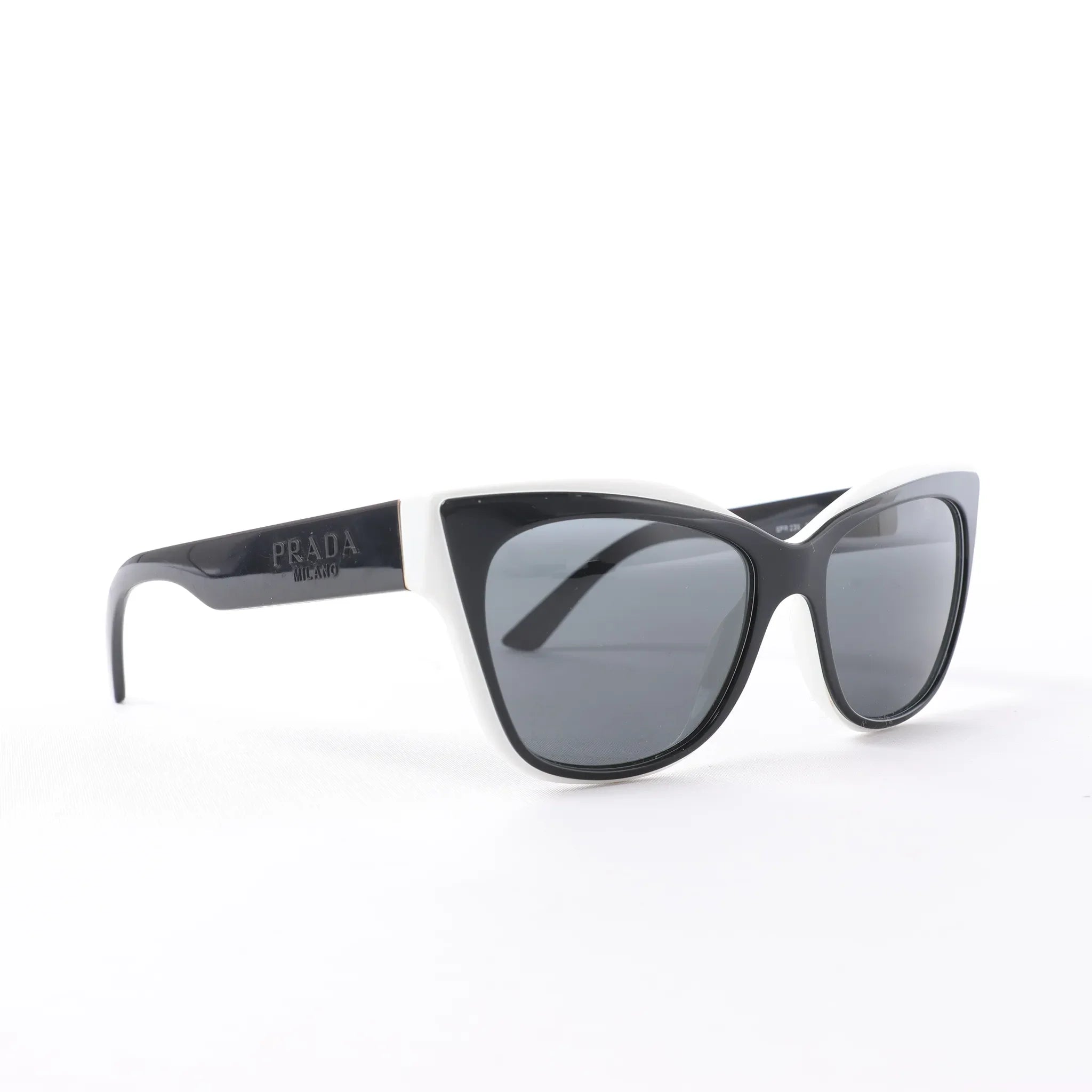 Prada SPR 23X Sunglasses in Black/White