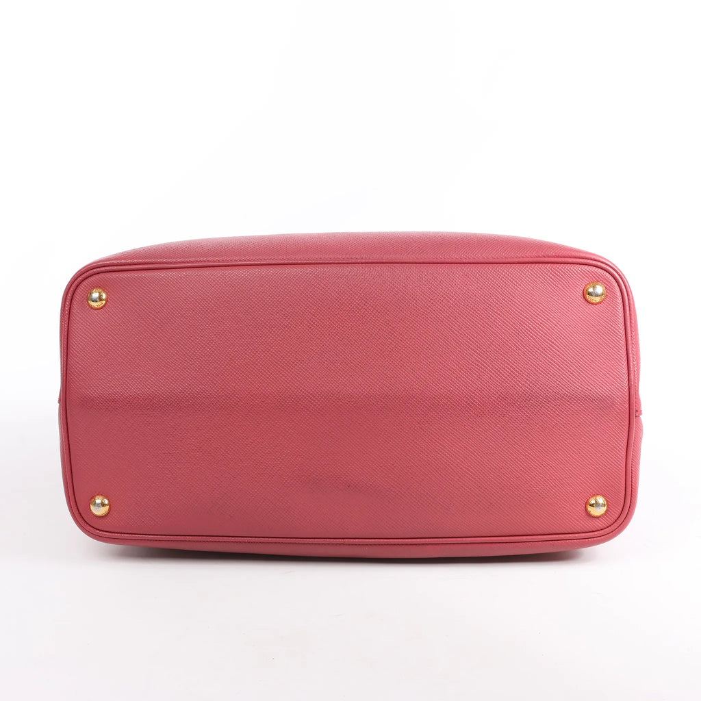 Prada Cuir Saffiano Lux Leather 2Way Handbag in Pink