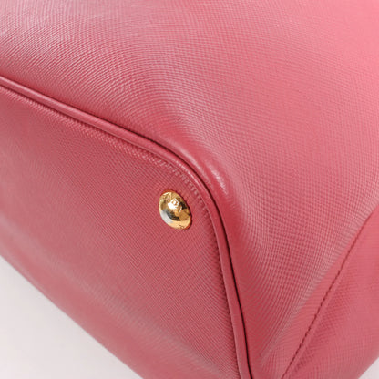 Prada Cuir Saffiano Lux Leather 2Way Handbag in Pink