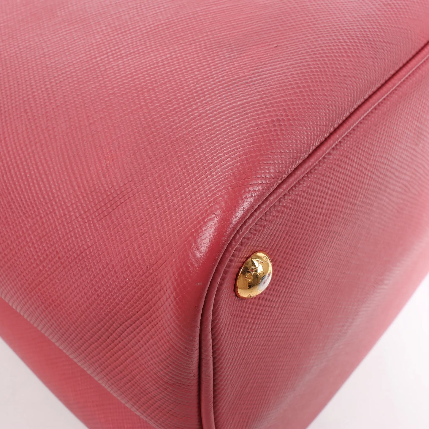 Prada Cuir Saffiano Lux Leather 2Way Handbag in Pink