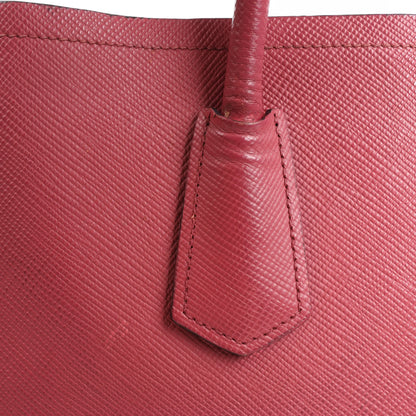 Prada Cuir Saffiano Lux Leather 2Way Handbag in Pink