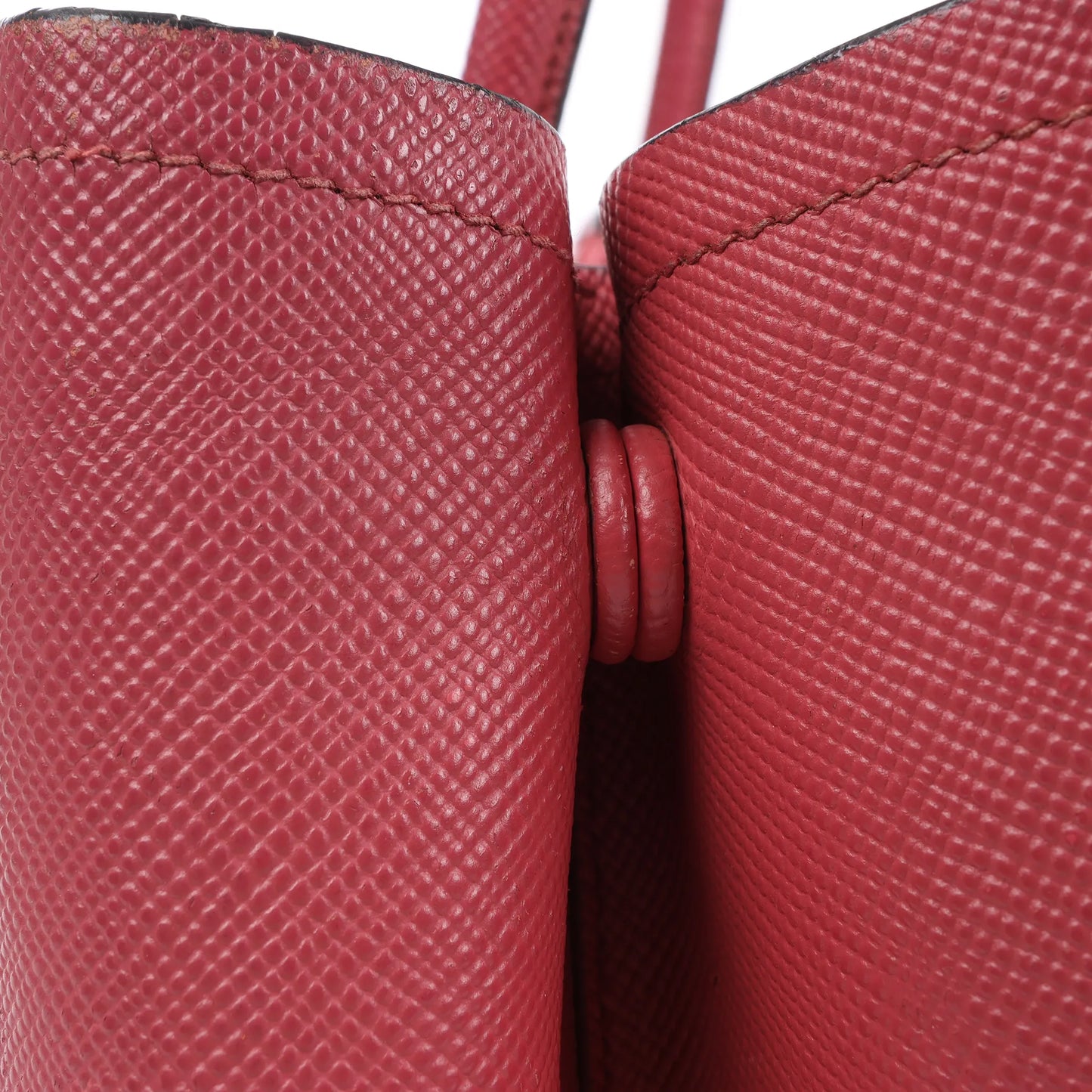 Prada Cuir Saffiano Lux Leather 2Way Handbag in Pink