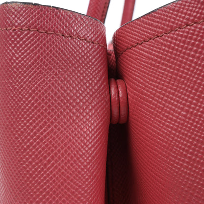 Prada Cuir Saffiano Lux Leather 2Way Handbag in Pink