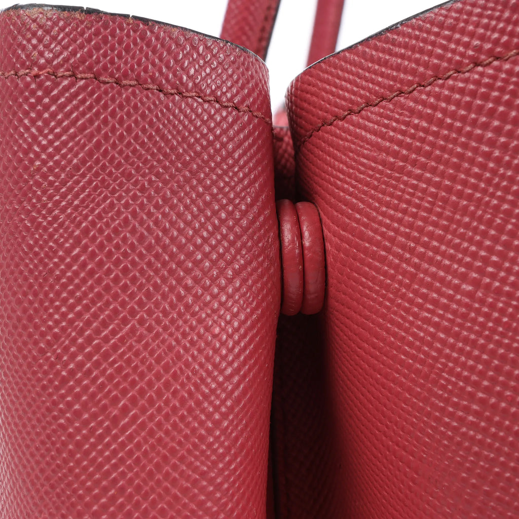 Prada Cuir Saffiano Lux Leather 2Way Handbag in Pink