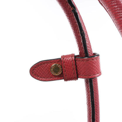 Prada Cuir Saffiano Lux Leather 2Way Handbag in Pink