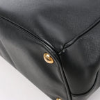 Prada Galleria Saffiano Lux Leather 2Way Handbag in Black
