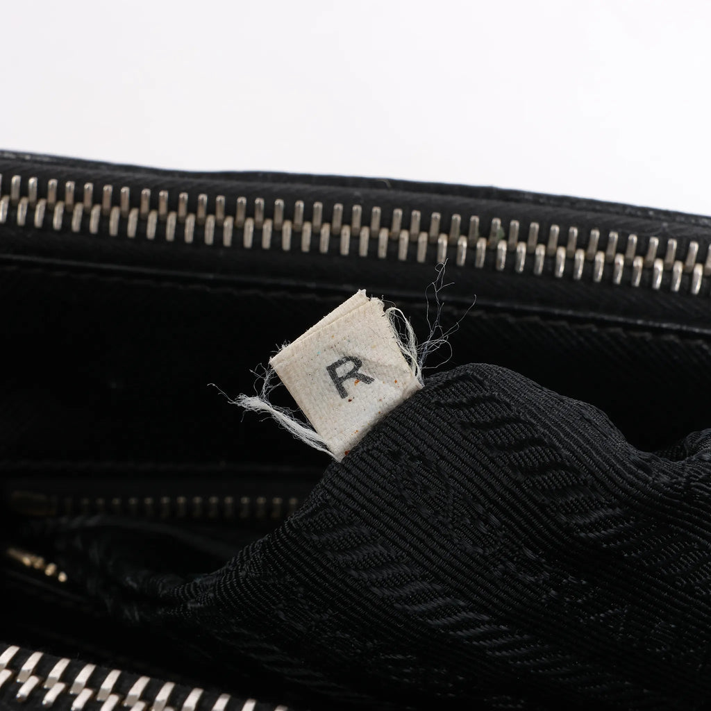 Prada Galleria Saffiano Lux Leather 2Way Handbag in Black