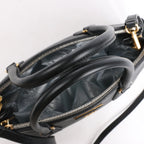 Prada Galleria Saffiano Lux Leather 2Way Handbag in Black