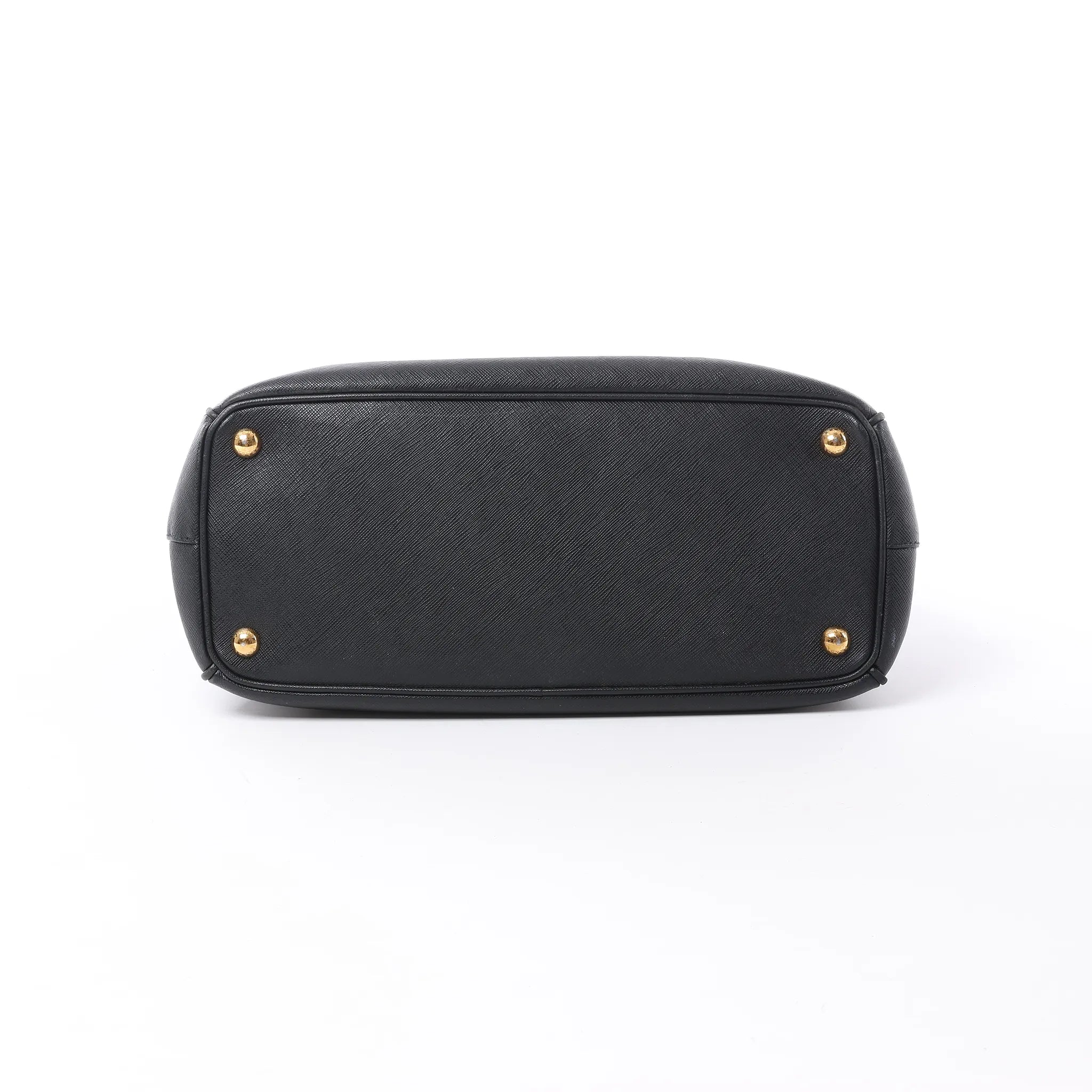 Prada Galleria Saffiano Lux Leather 2Way Handbag in Black