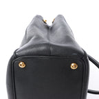 Prada Galleria Saffiano Lux Leather 2Way Handbag in Black