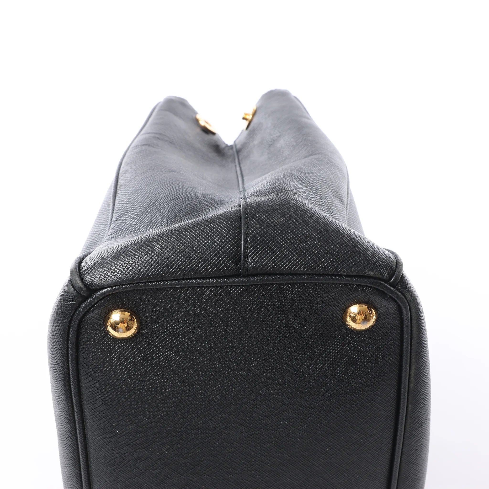 Prada Galleria Saffiano Lux Leather 2Way Handbag in Black