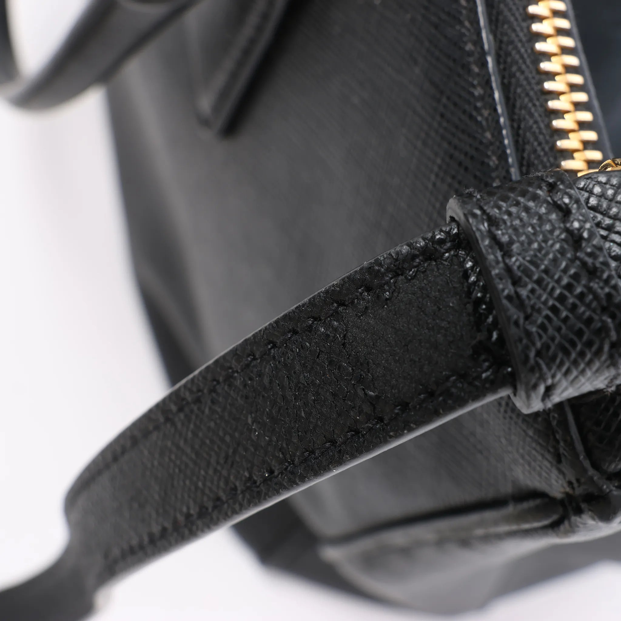 Prada Galleria Saffiano Lux Leather 2Way Handbag in Black