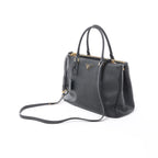 Prada Galleria Saffiano Lux Leather 2Way Handbag in Black