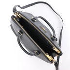 Prada Galleria Saffiano Lux Leather 2Way Handbag in Black