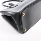 Prada Galleria Saffiano Leather 2Way Handbag in Black
