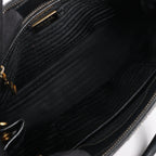 Prada Galleria Saffiano Leather 2Way Handbag in Black