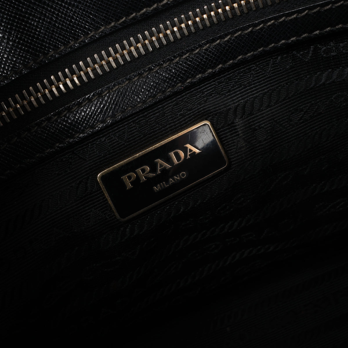 Prada Galleria Saffiano Leather 2Way Handbag in Black
