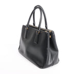 Prada Galleria Saffiano Leather 2Way Handbag in Black